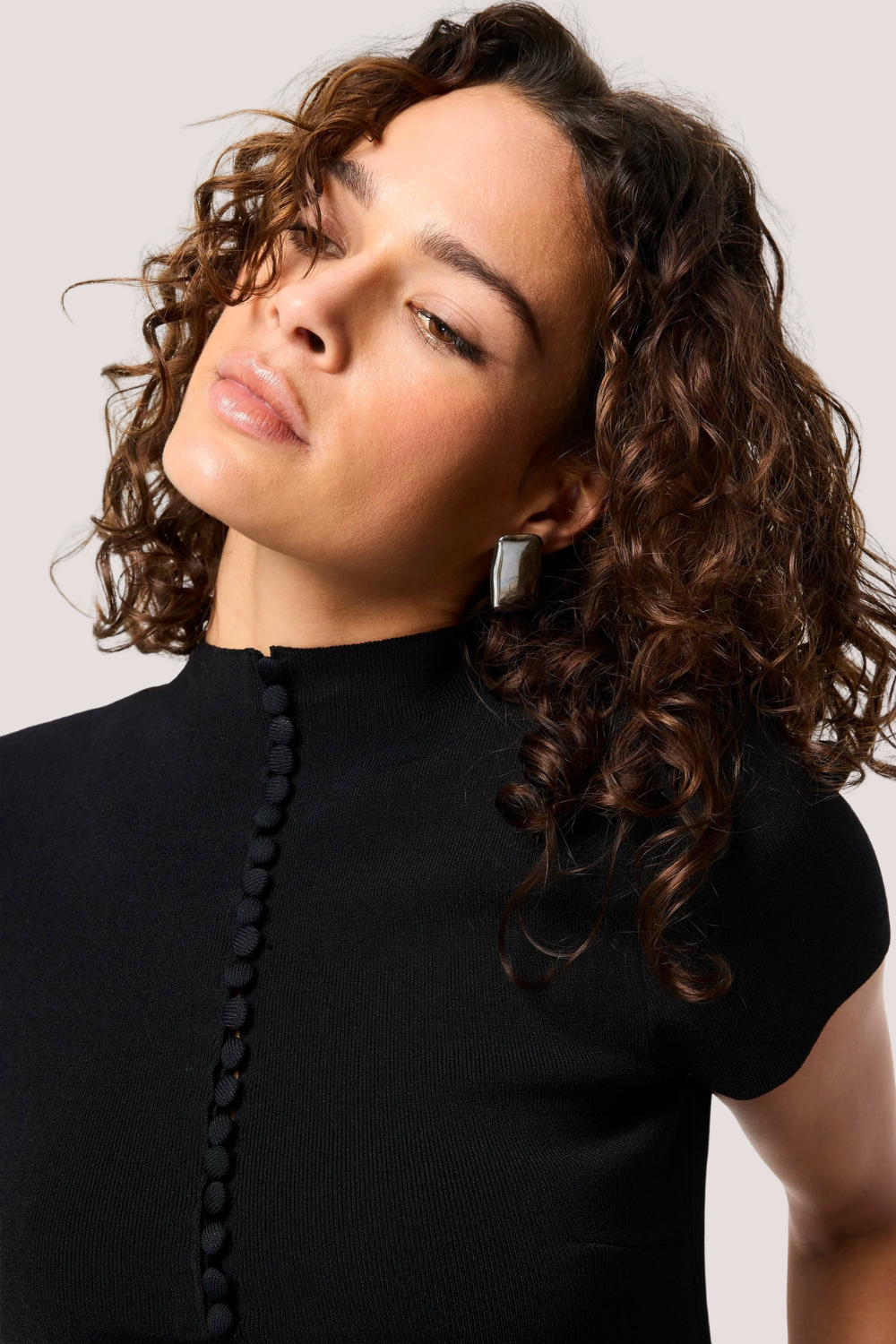Mayfair Short Sleeve Top | Black