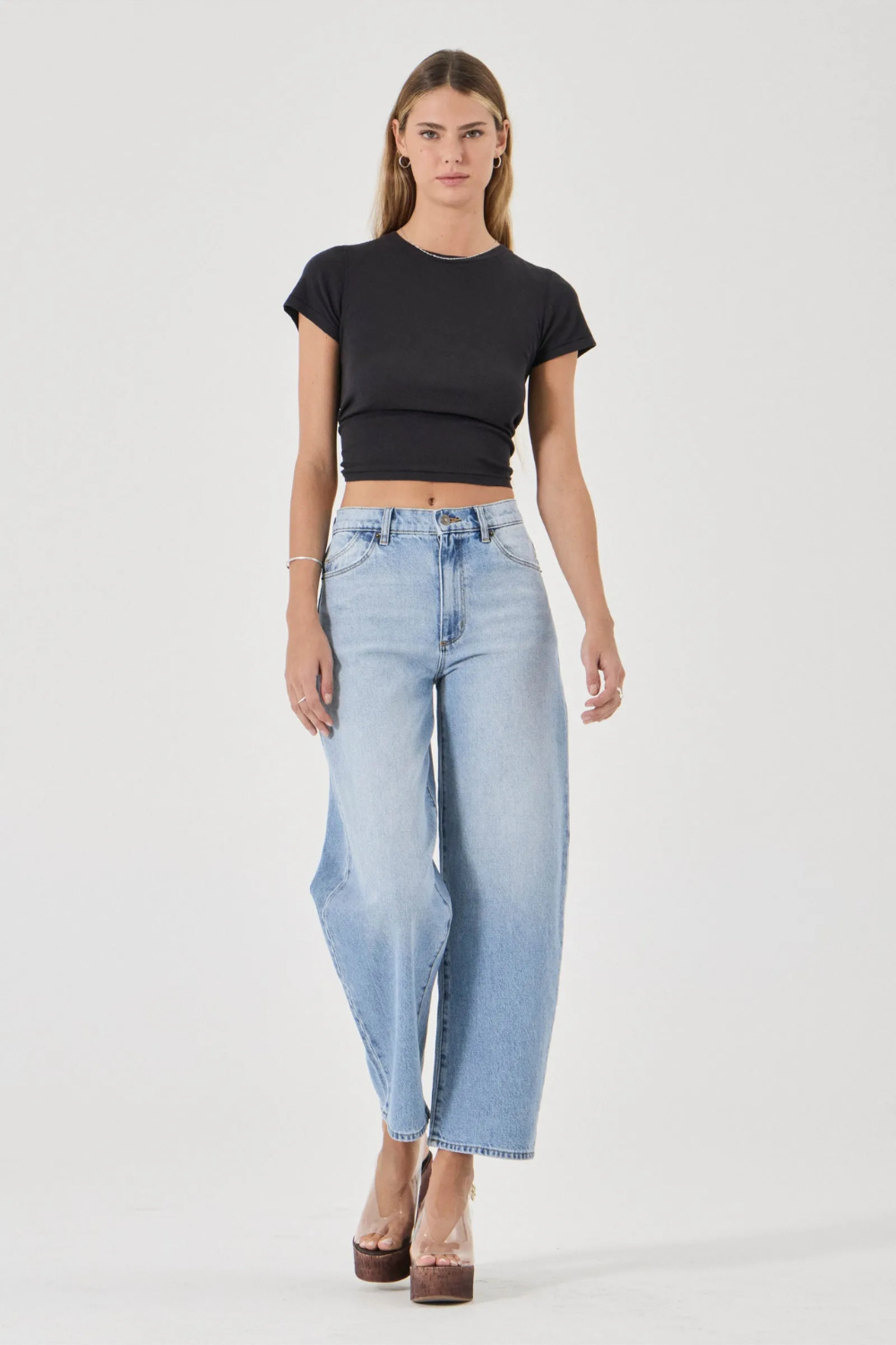 Gigi Barrel Jean | Brad Blue