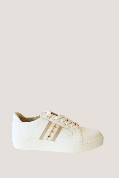 Caine Trainer | Stone Pebble-Cream
