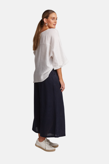 Studio Crop Pant | Navy