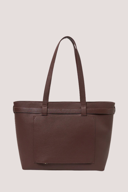 Tabby Shoulder Bag | Espresso + Bronze