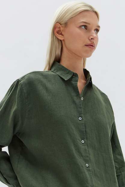 Xander Long Sleeve Shirt | Forest