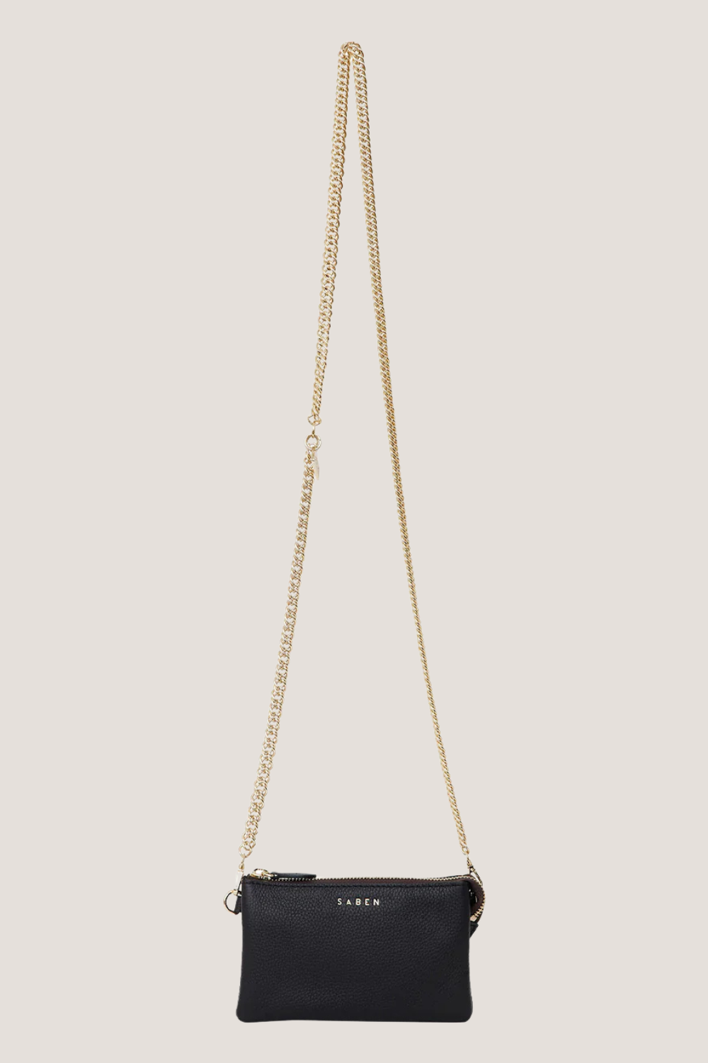 Feature Strap Chain | Gold Curb