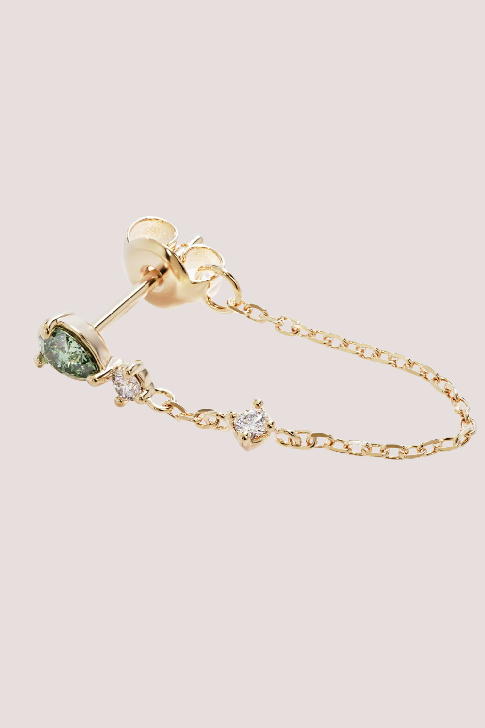 18k Gold Vermeil Aura Chain Earrings