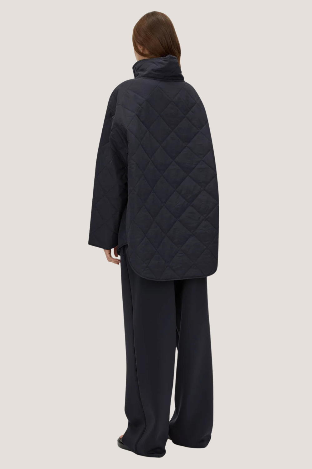 Santal Quilted Pull Over | Navy