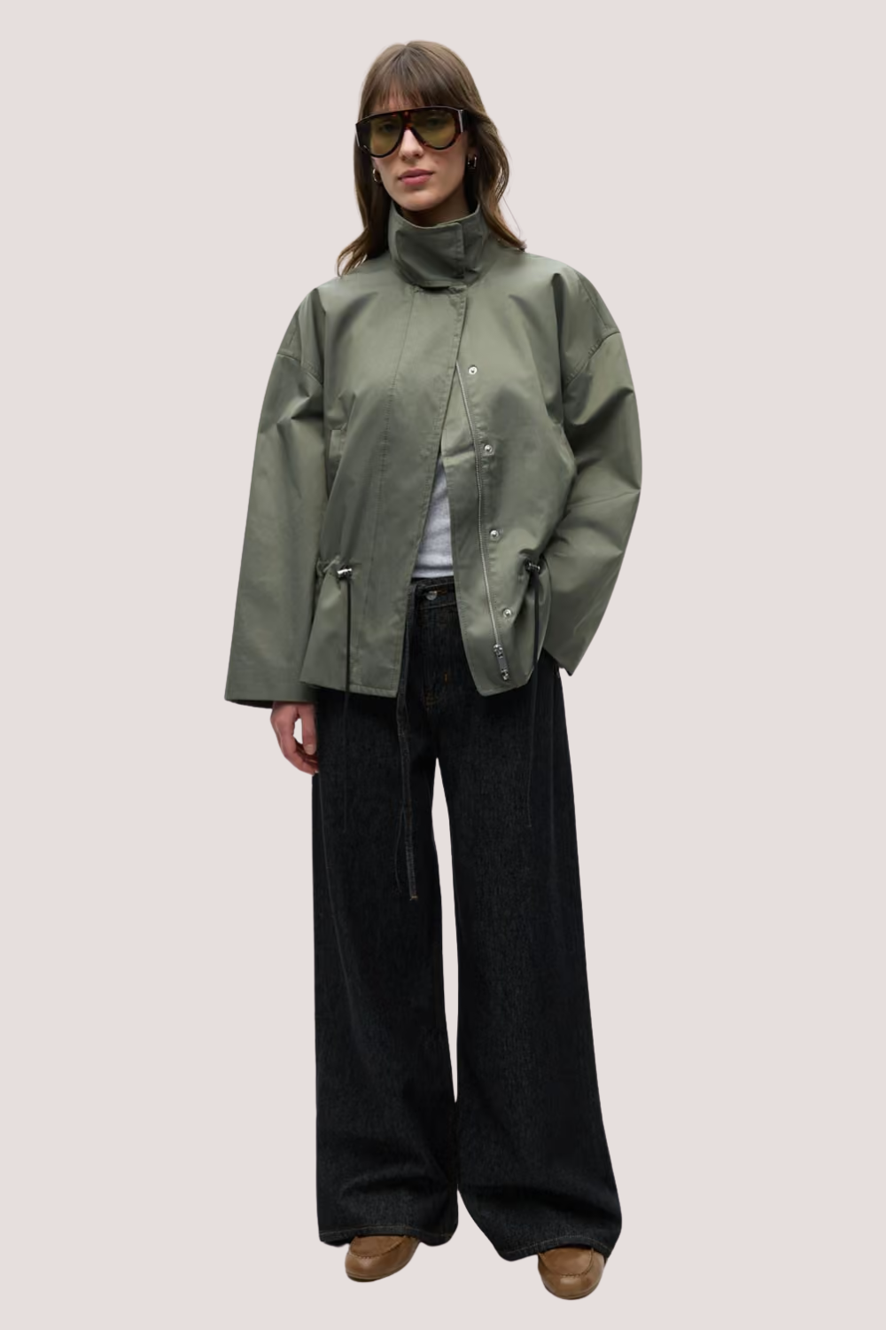 Ensylvie Jacket | Vintage Khaki