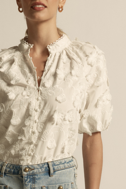 Solstice Top | Porcelain Broderie - PRE ORDER