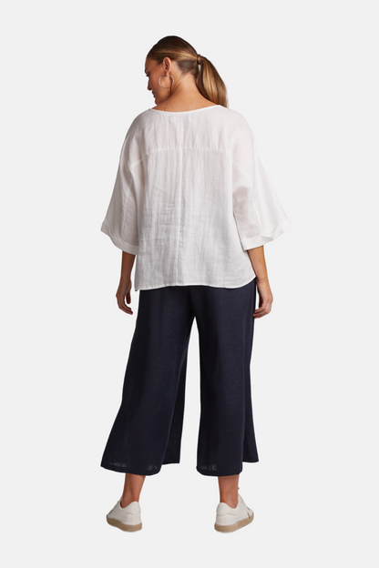 Studio Relaxed Top| Salt
