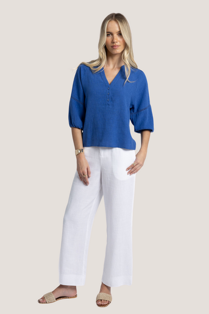 Nixie Blouse | Royal Blue