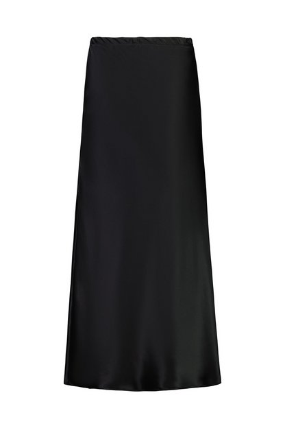 Enamoured Skirt Black Silk