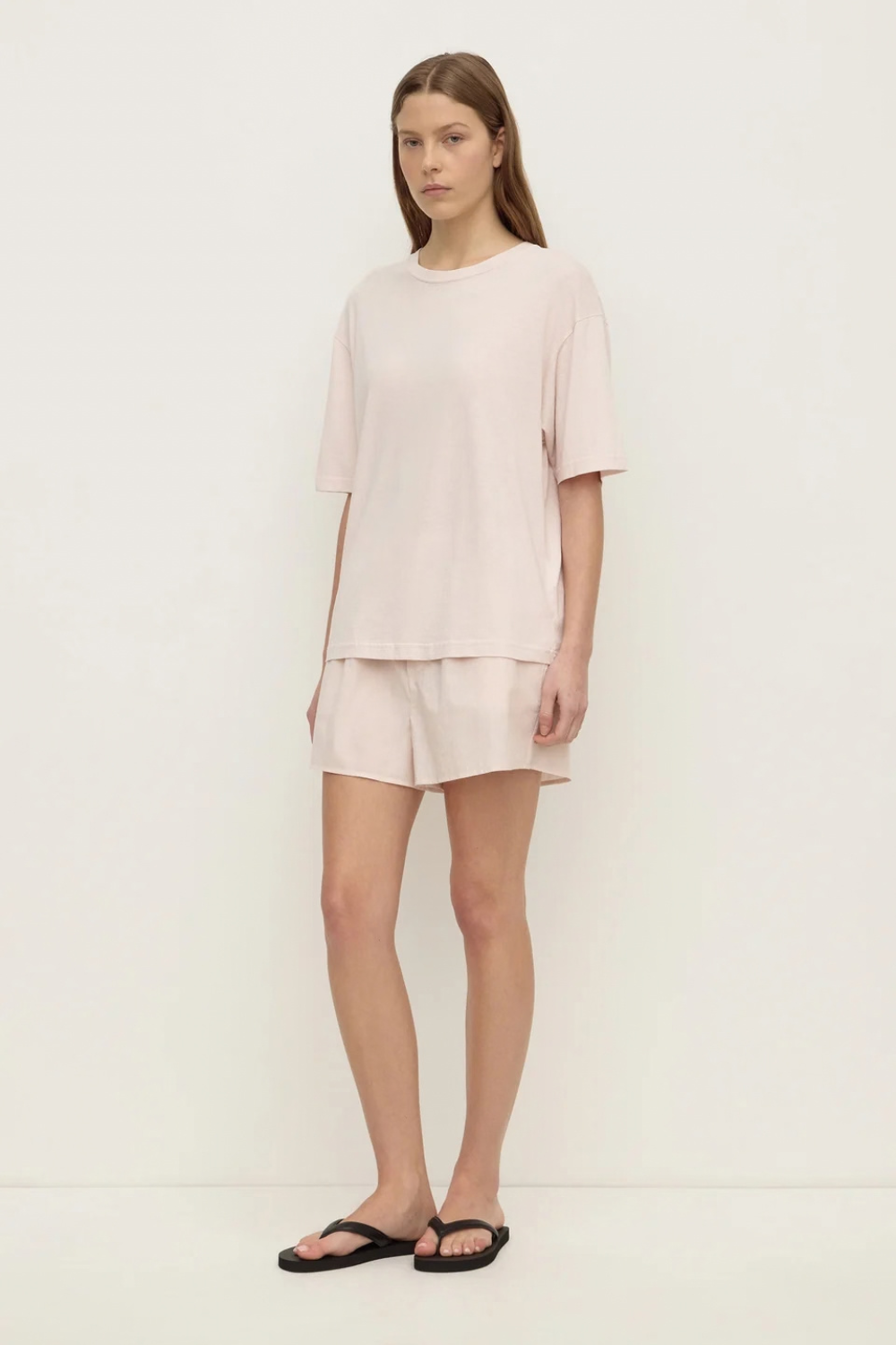 Kira Cotton Hemp Tee | Soft Rose