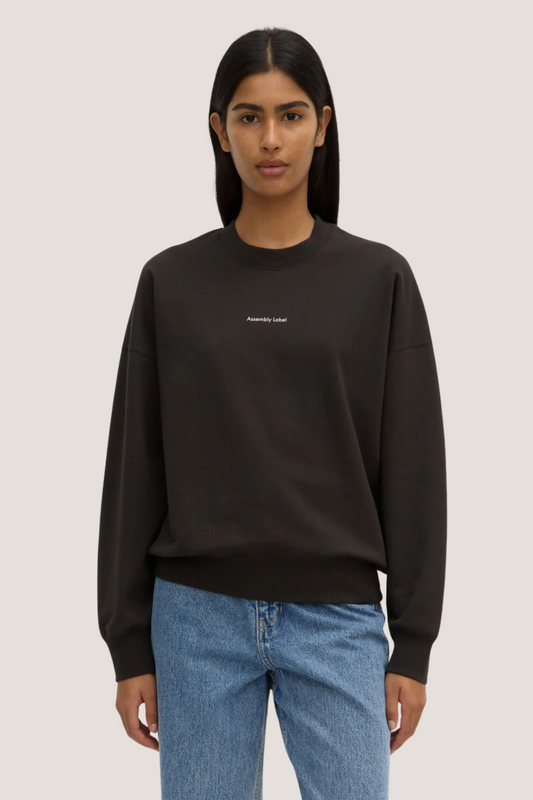 Atelier Logo Fleece | Washed Black