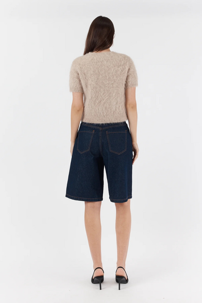 Elly Cropped Cardigan | Oat