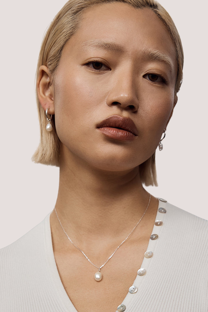 Keshi Pearl Necklace | Gold