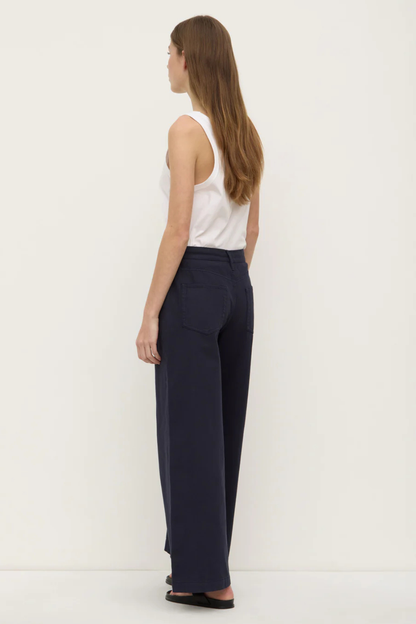 Bobbie Twill Midrise Pant | Navy