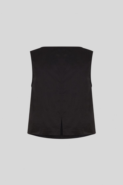 MSCH Javeria Camilla SL Top | Black