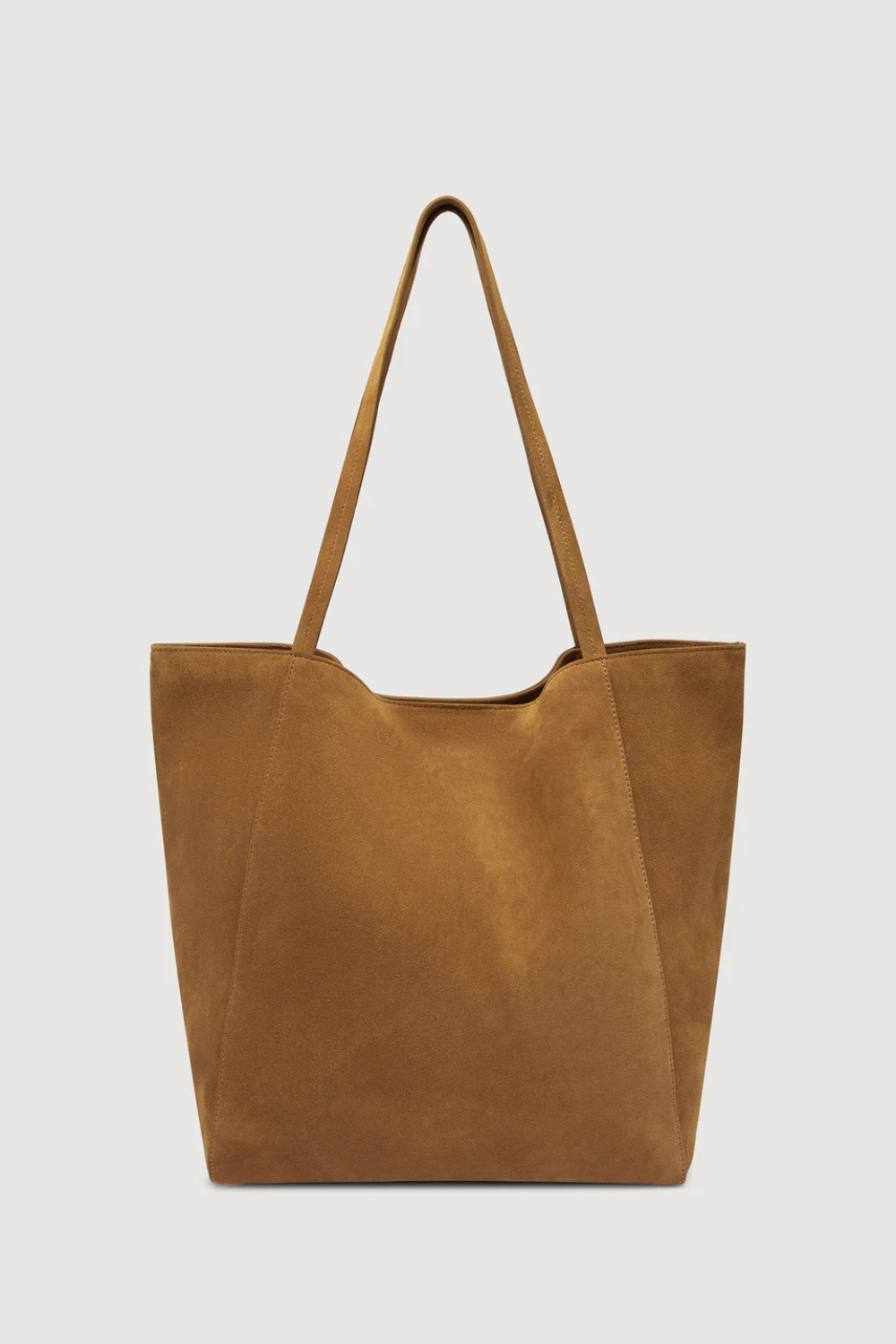 Paige Suede Tote Bag | Tan