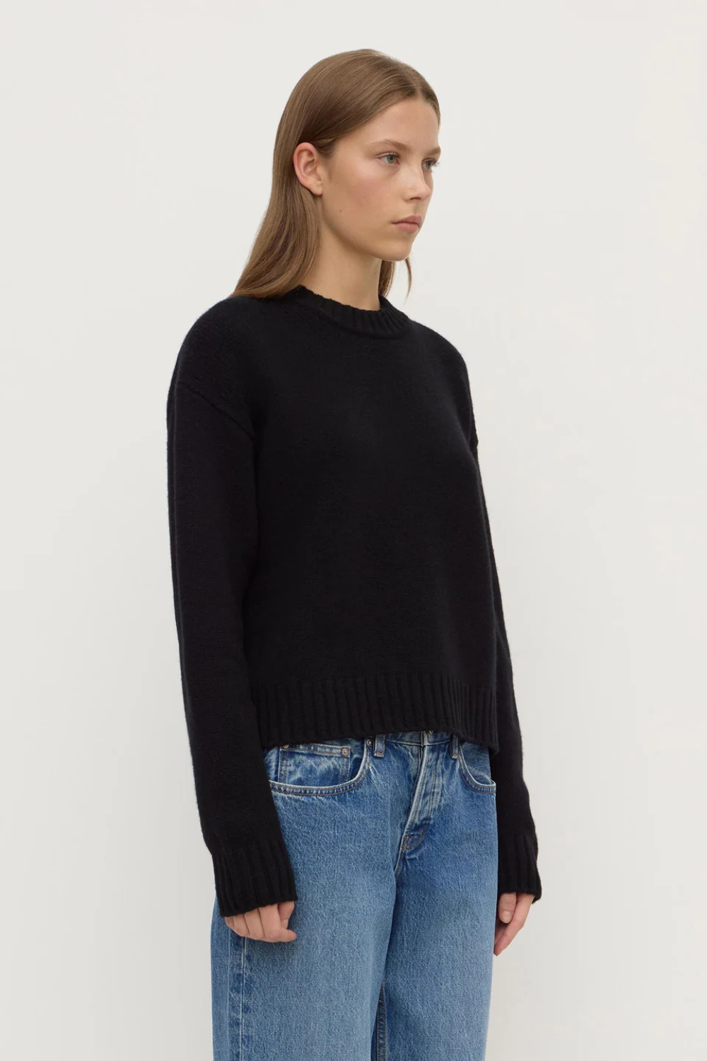 Beau Merino Wool Knit | Black