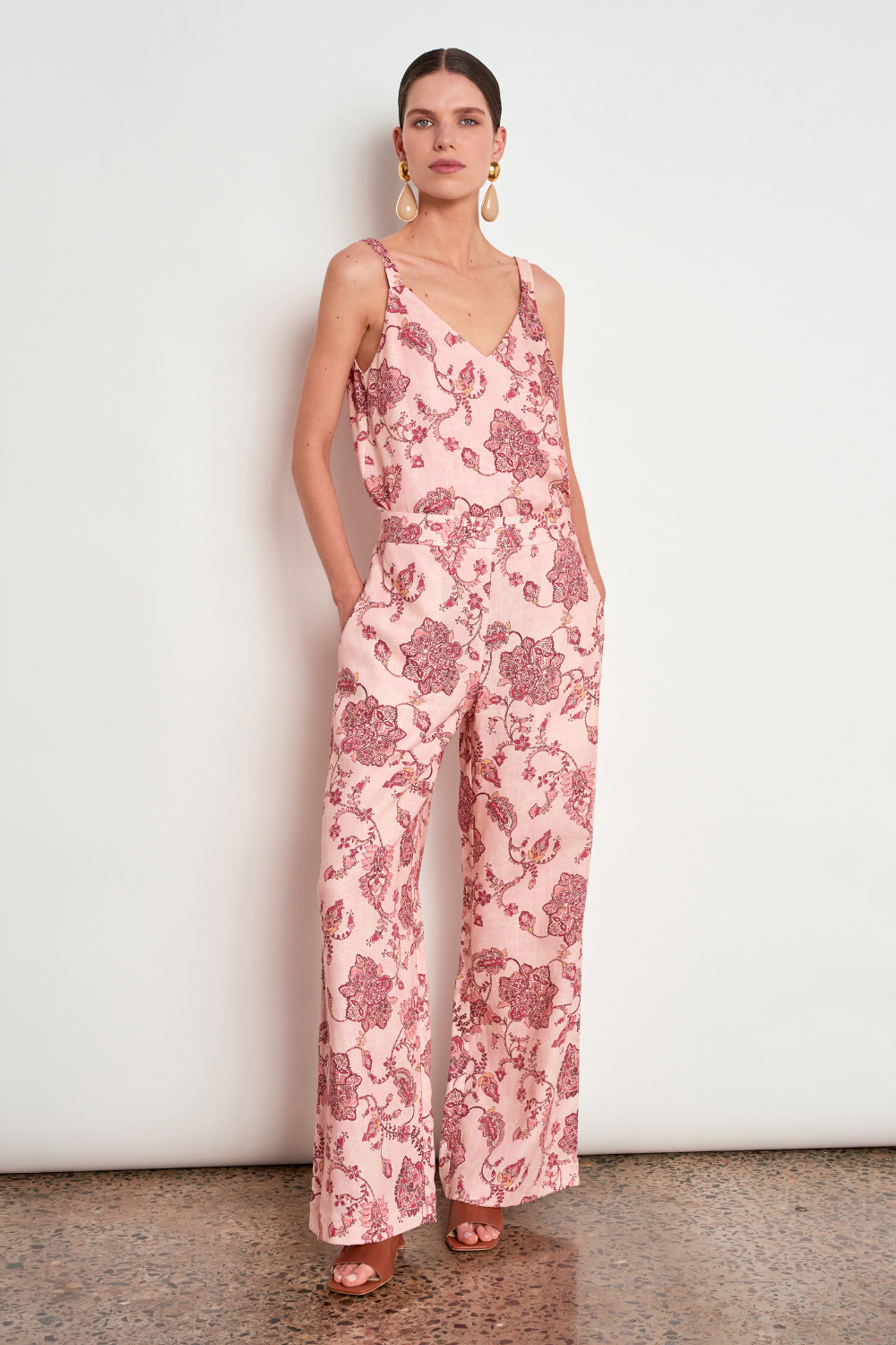 Phase Pant | Peony Paisley