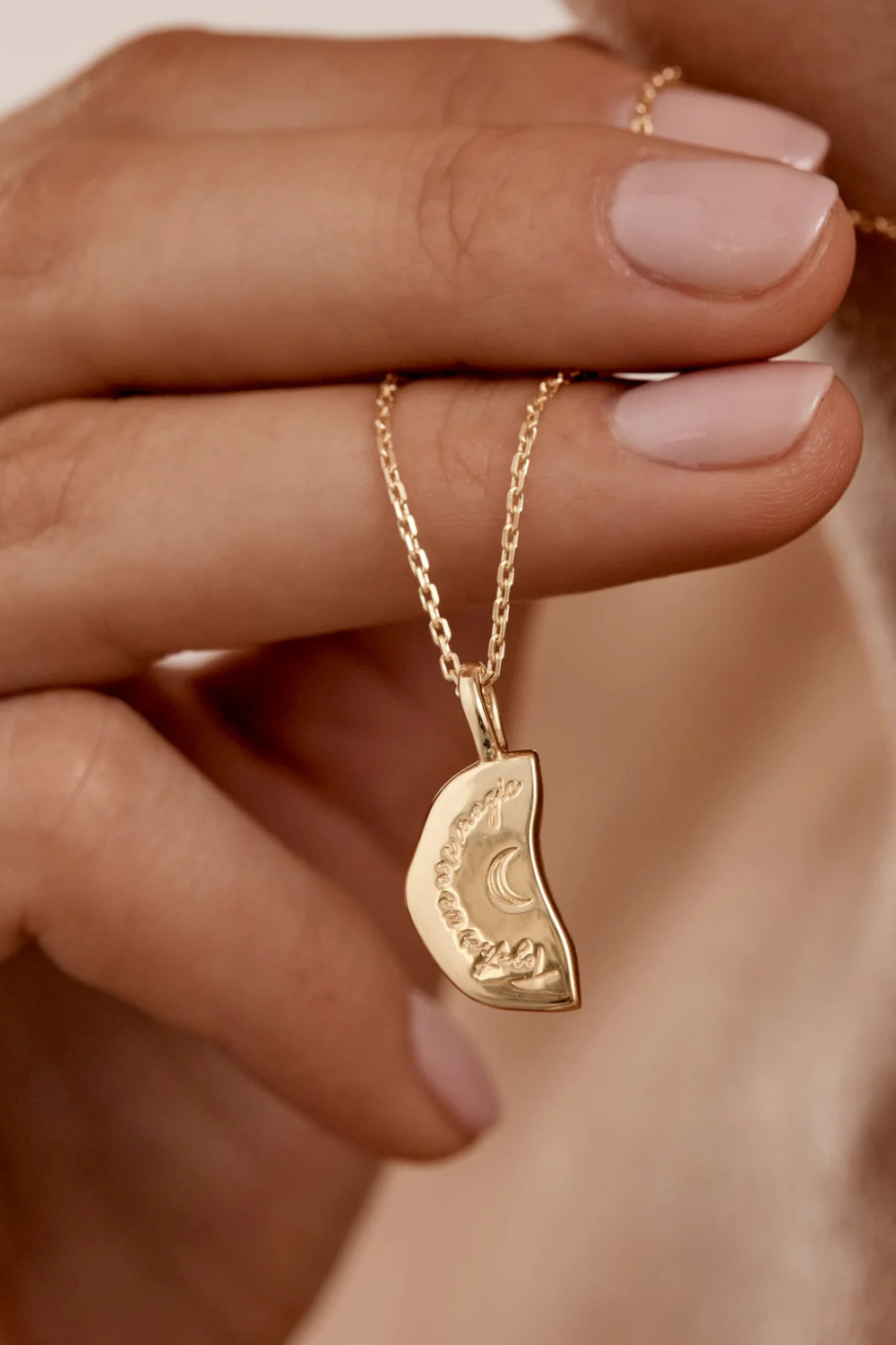 18k Gold Vermeil Together We Are Magic Necklace - My Moon