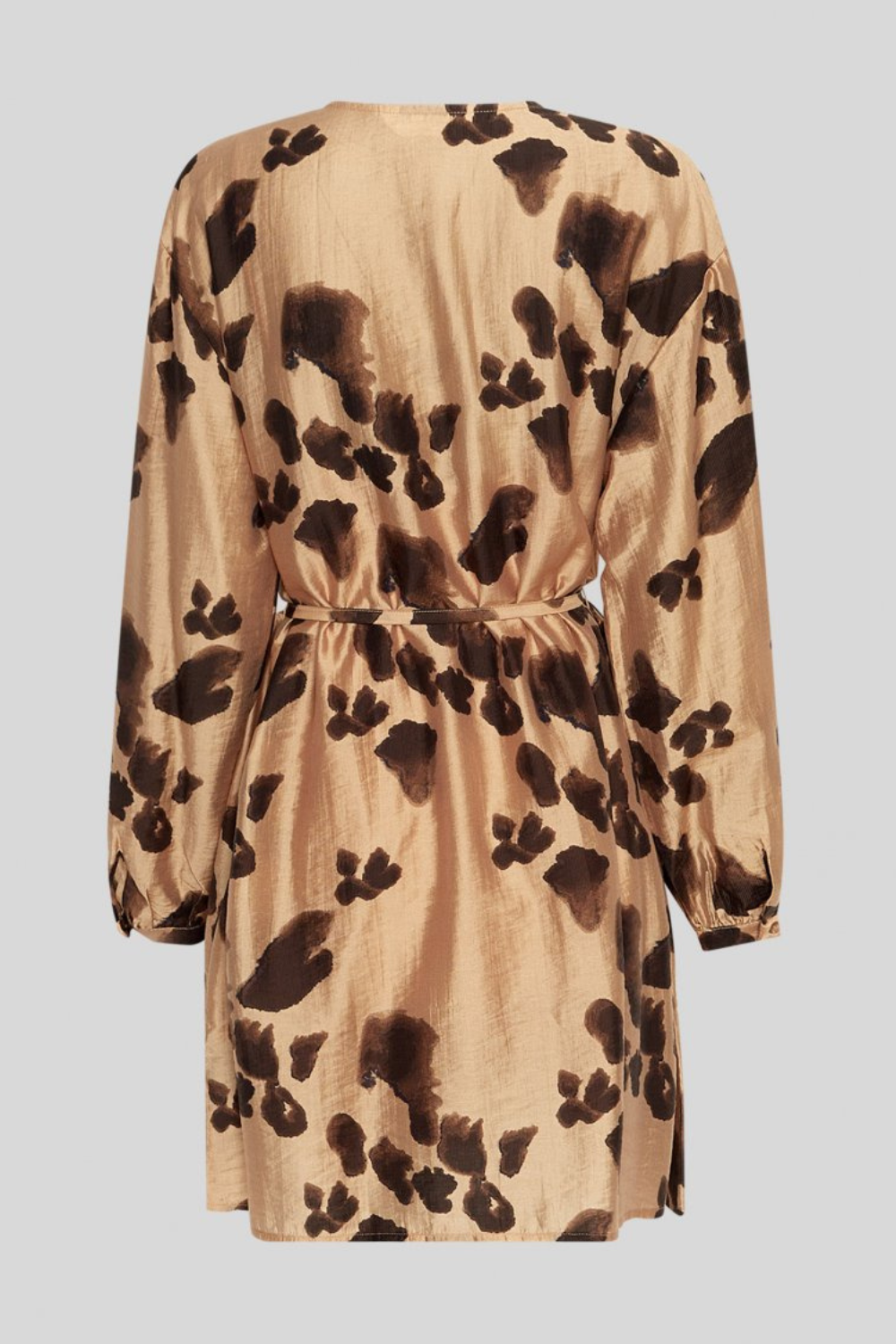 MSCH Nilla Romina Short Dress AOP | Iced Coffee Leo