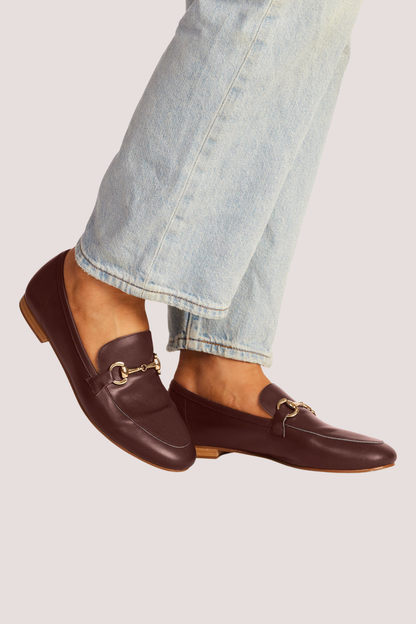 Leila Loafer | Chocolate Calf