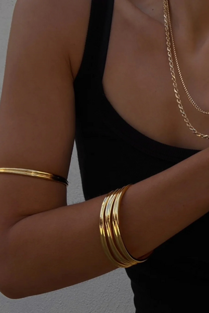 Mallorca Bangles Set | Gold