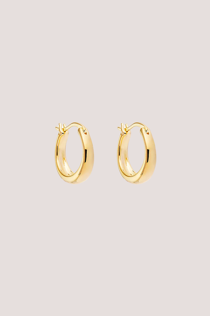 18k Gold Vermeil Infinite Horizon Small Hoops