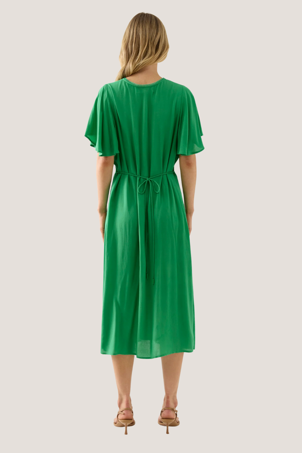 Oline Midi Dress | Green