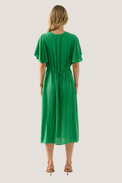 Oline Midi Dress | Green