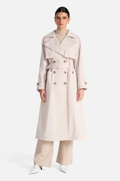 Carrie Trench Coat | Turtle Dove