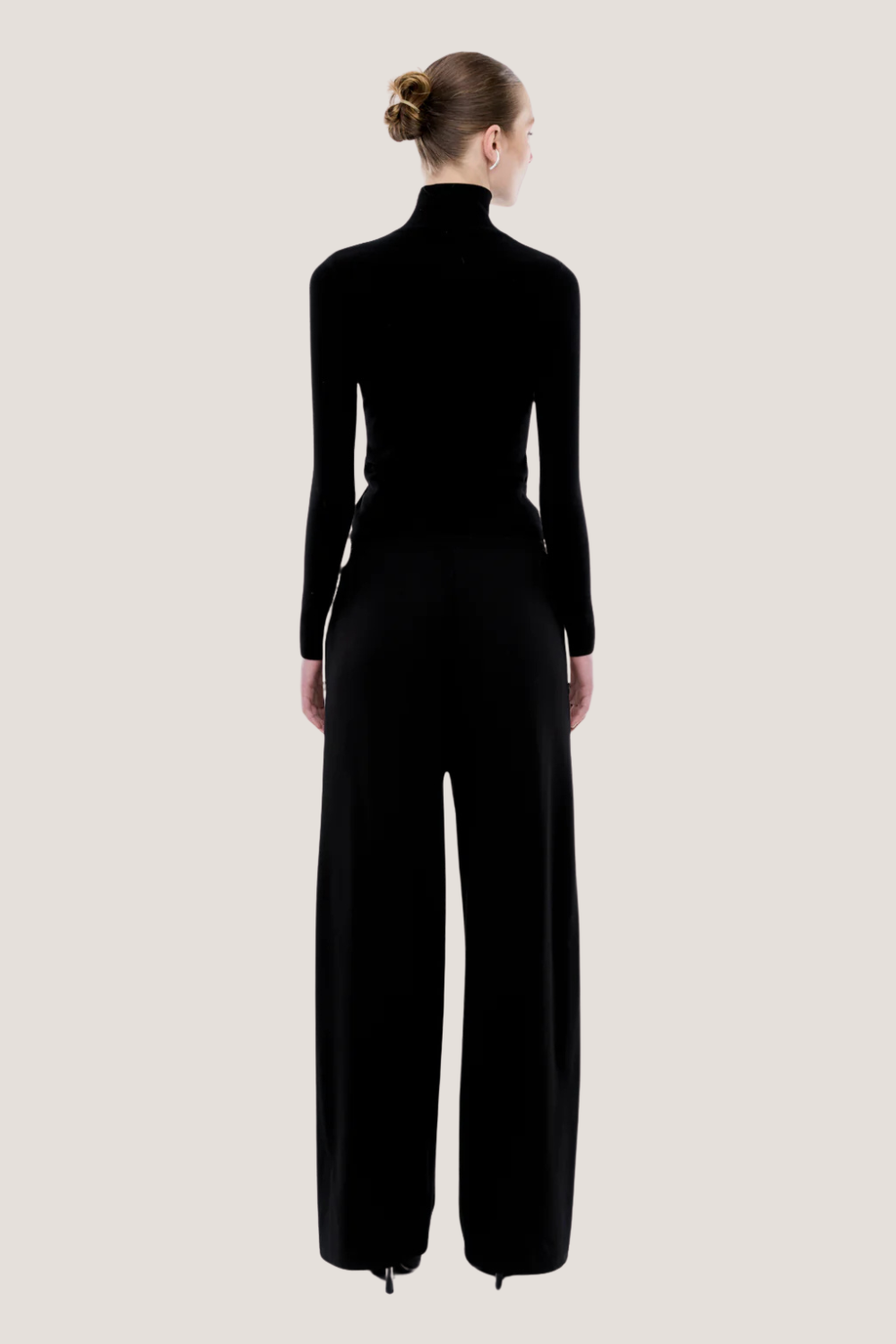 Valentina Stripe Pant | Black/Off White