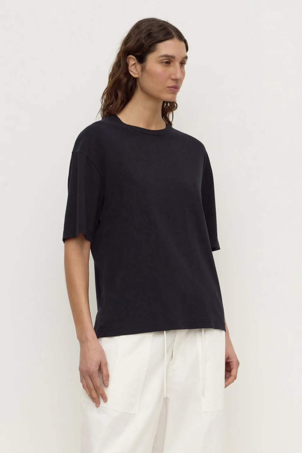 Kira Cotton Hemp Tee | True Navy