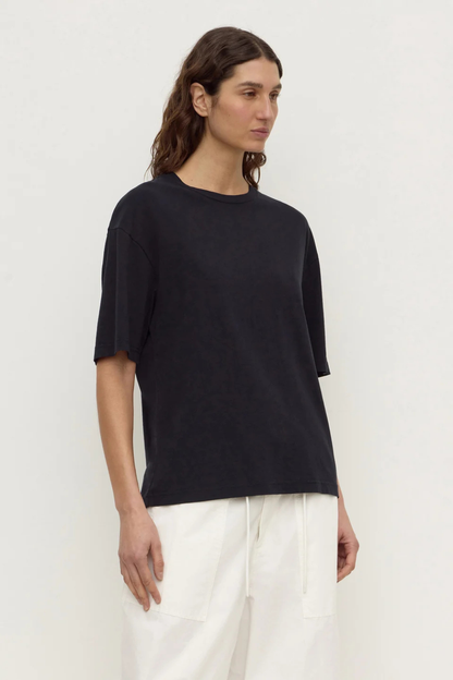 Kira Cotton Hemp Tee | True Navy