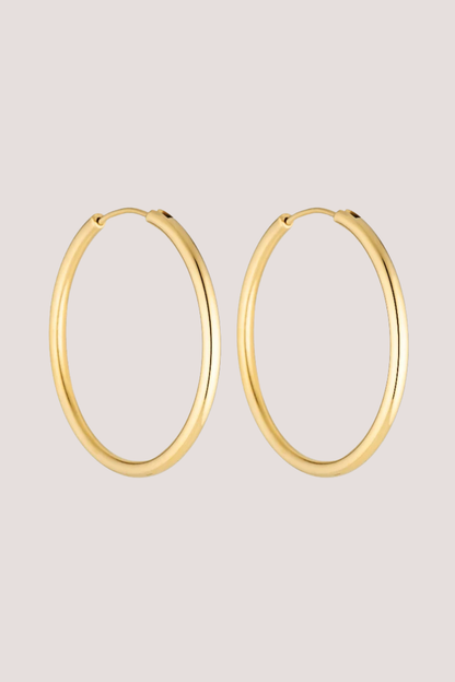 Chubby 90's Hoops Gold | 40mm