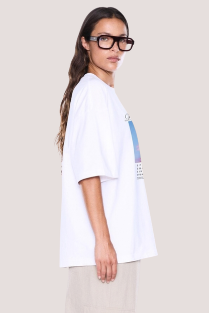 Maeve Relaxed Tee | Vintage White/Pelly Studios