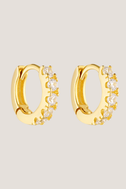 Angel Huggies | Gold/Clear 9mm
