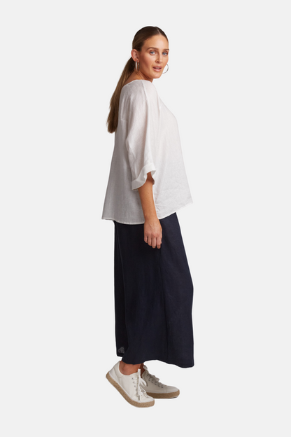 Studio Relaxed Top| Salt