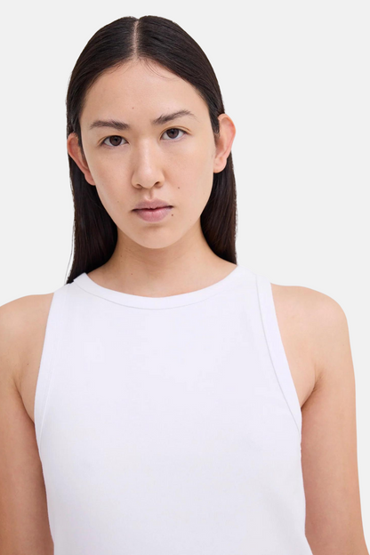 Mies Organic Cotton Tank | White