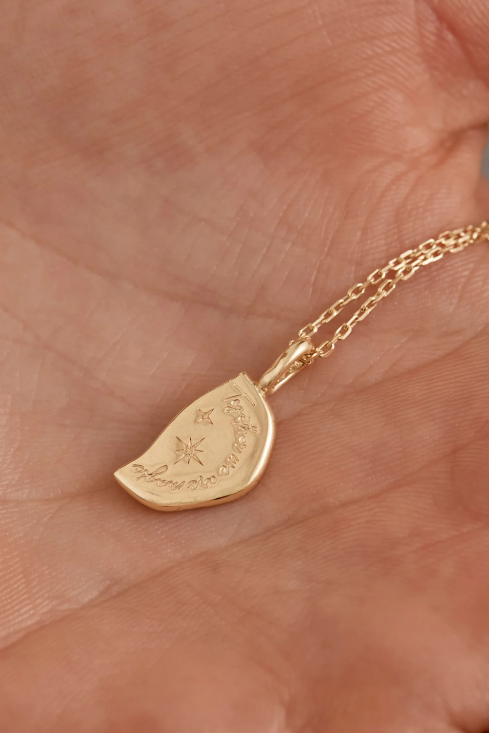 18k Gold Vermeil Together We Are Magic Necklace - My Stars