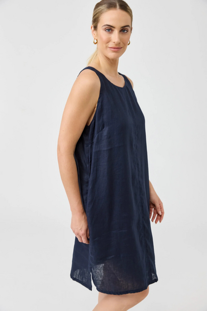 Studio Midi Dress | Navy
