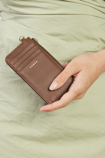 Winona Card Holder | Umber