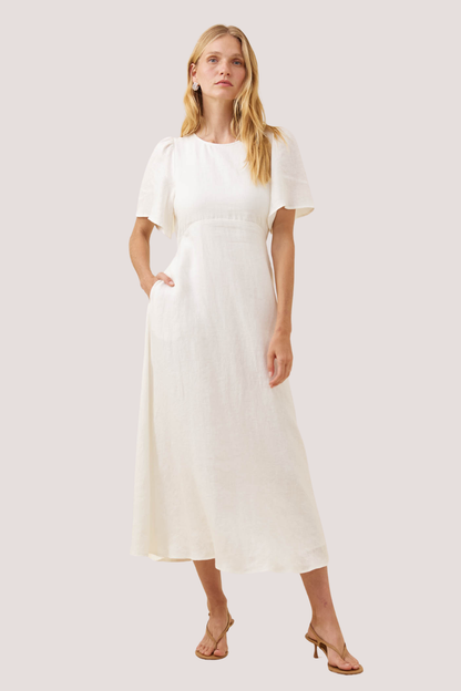 Anita Maxi Dress | White