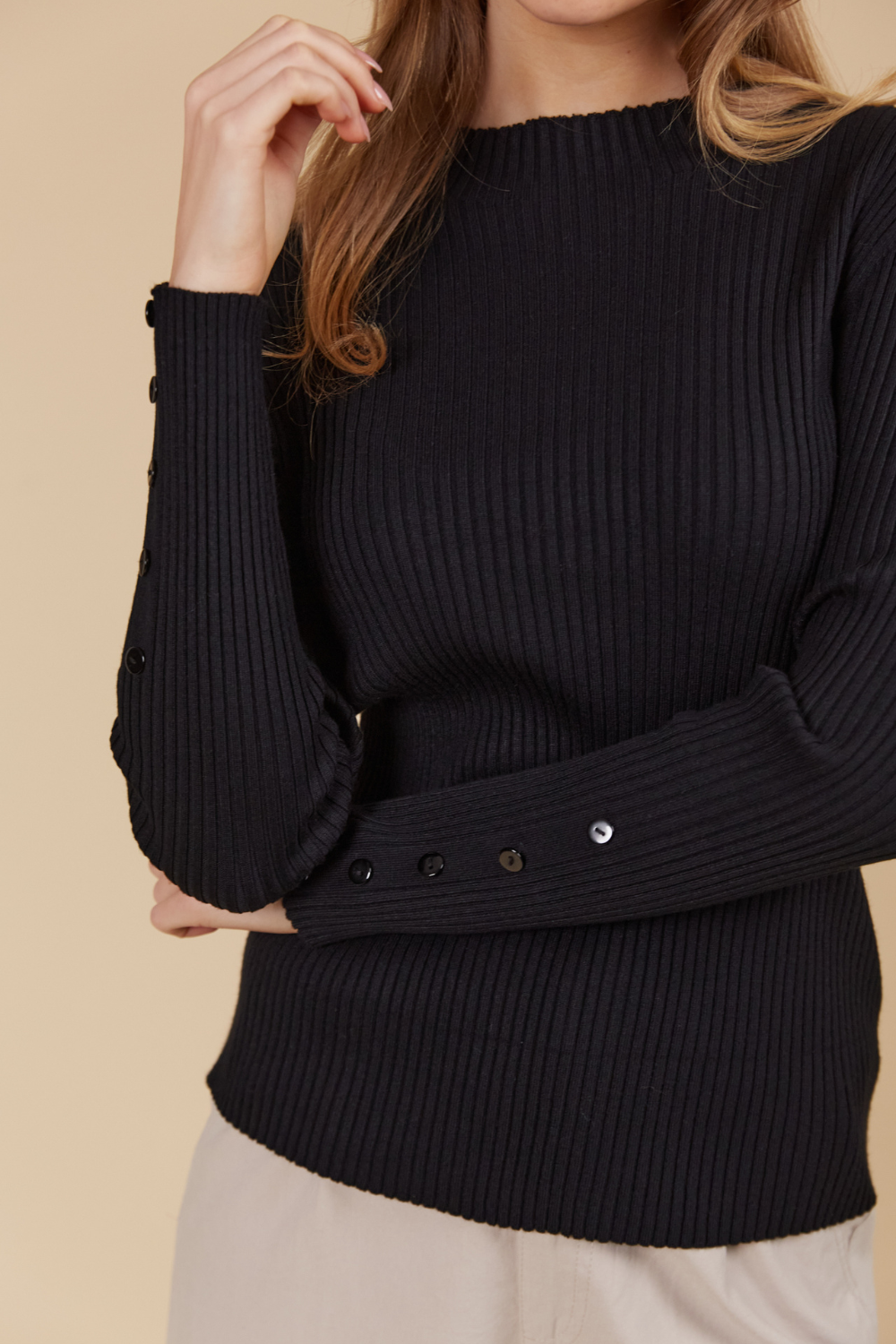Juno Knit Top | Onyx