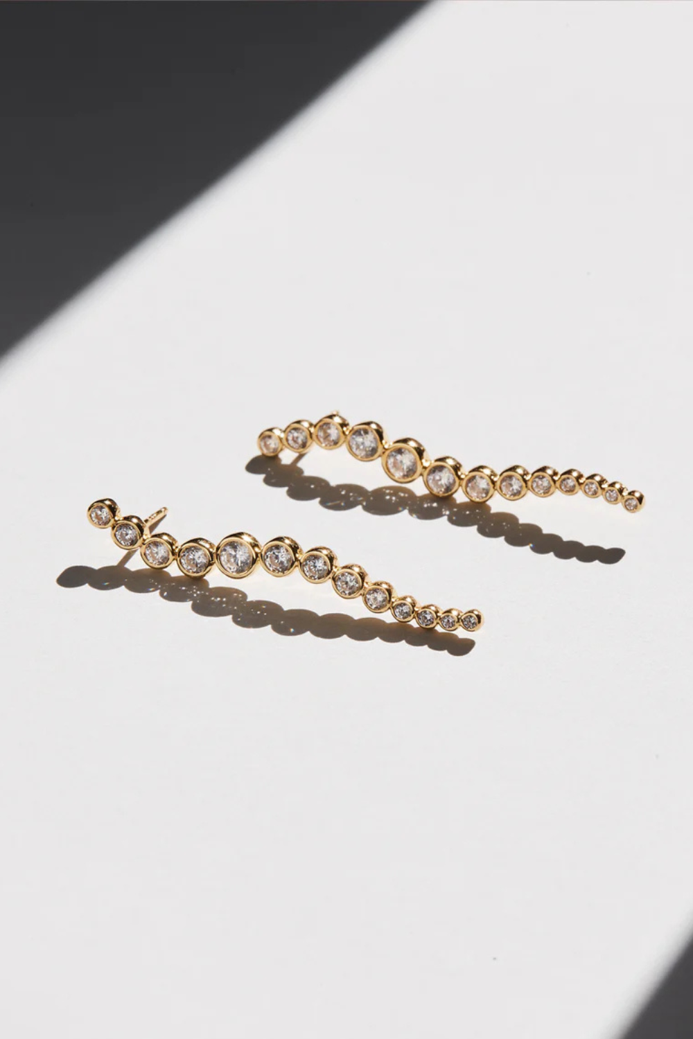 Crescendo Drop Earrings | Gold