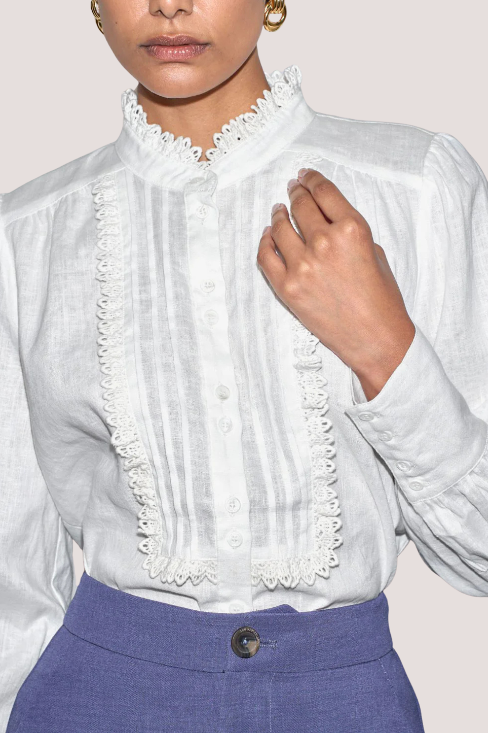 Haze Top | Porcelain