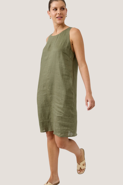Studio Midi Dress | Khaki