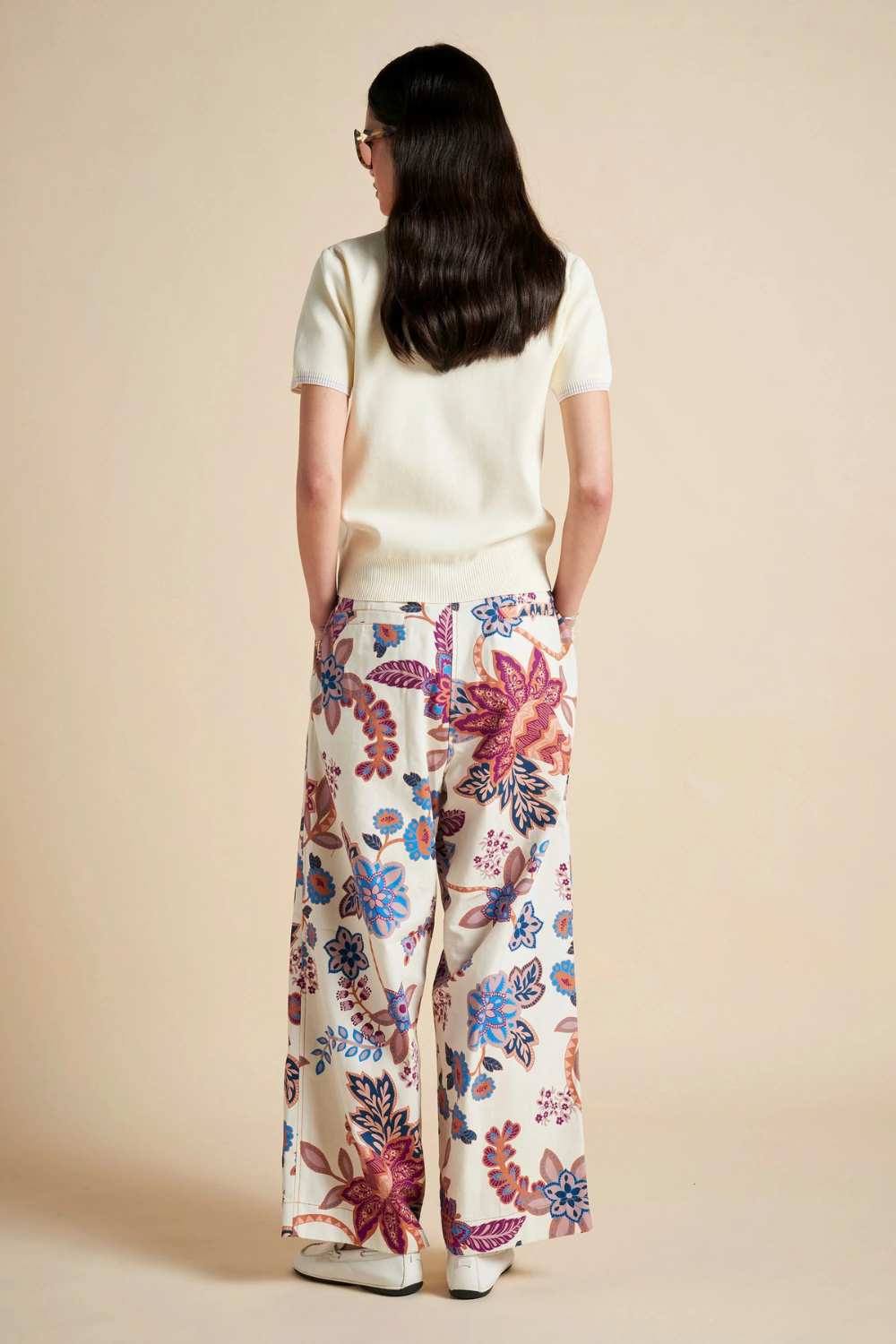 Avante Pants Cream Multi