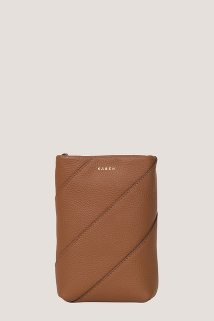 Maggie Crossbody | Tan Bias