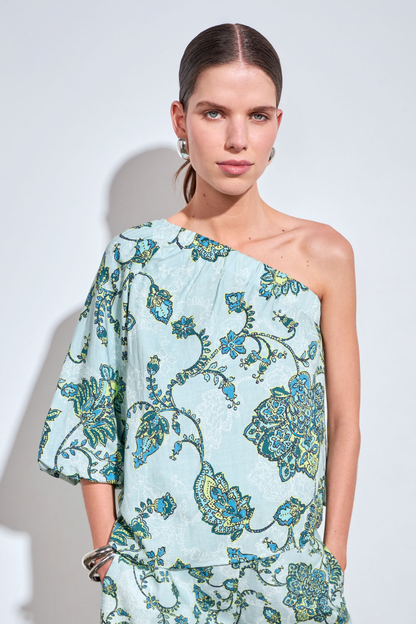 Pearl Top | Fern Paisley